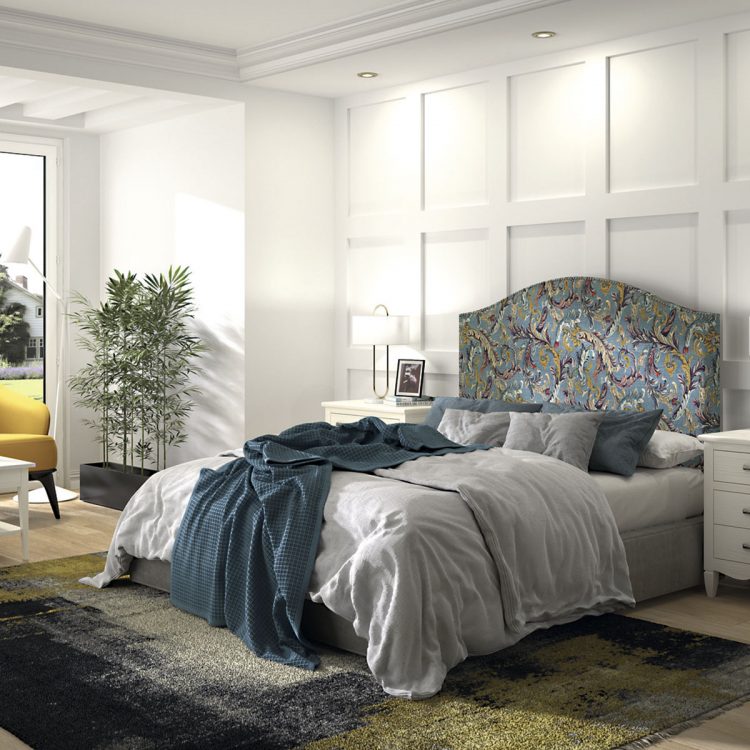 Dormitorio moderno elegante en madera clásica