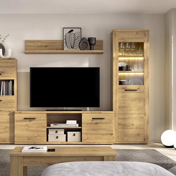 Salón ordenado moderno