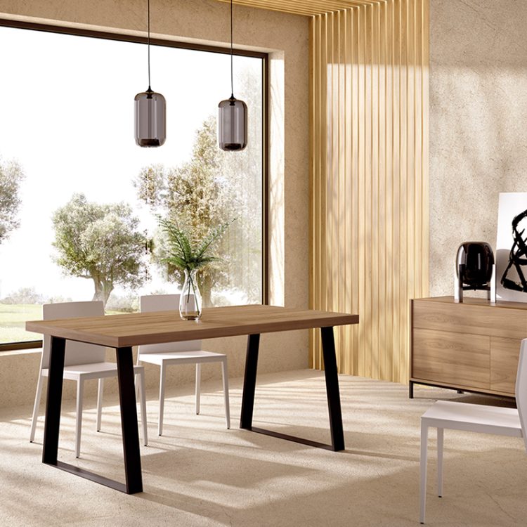 Mesa fija rectangular