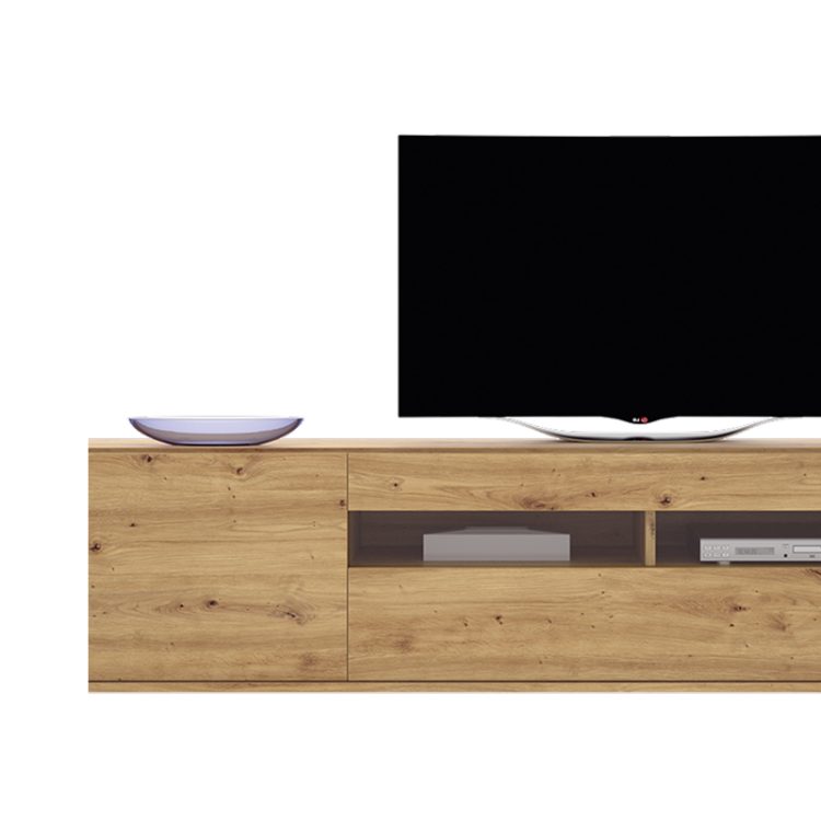 Mueble de TV con Compartimientos Abiertos